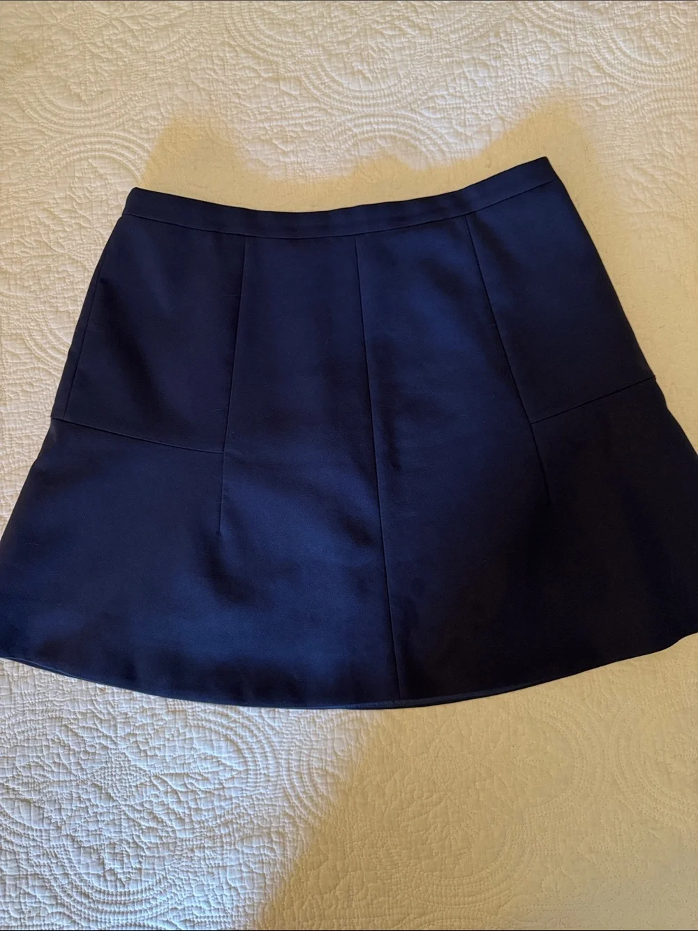 J. Crew Navy Circle Skirt with Panel Seams